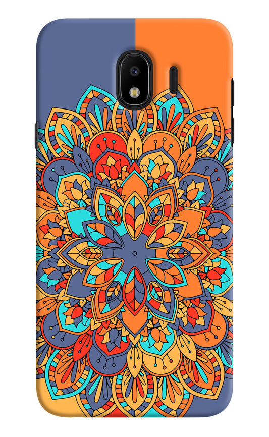 Color Mandala Samsung J4 Hard Case Back Cover by Casekaro