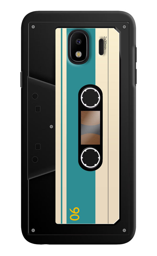 Cassette Samsung J4 Hard Case Back Cover by Casekaro