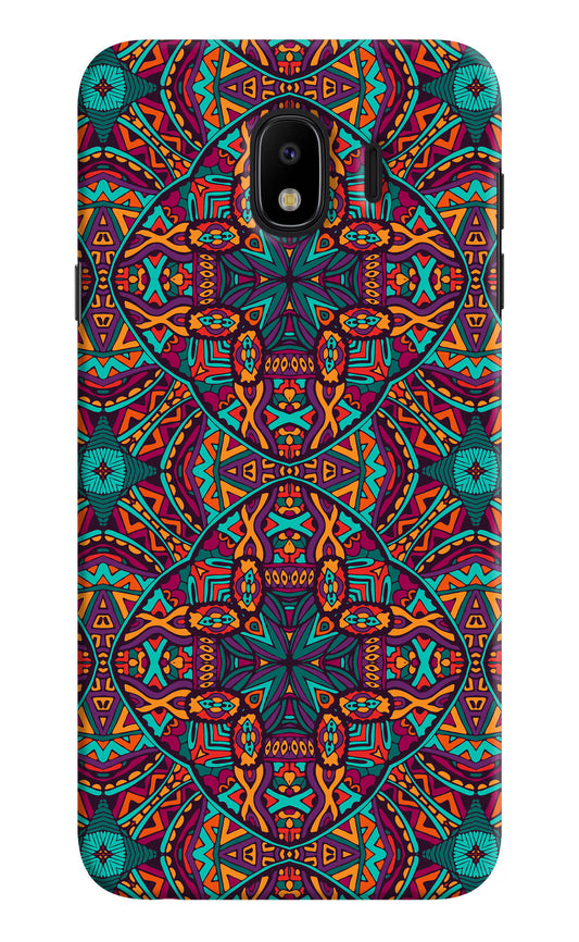 Colour Mandala Samsung J4 Hard Case Back Cover by Casekaro