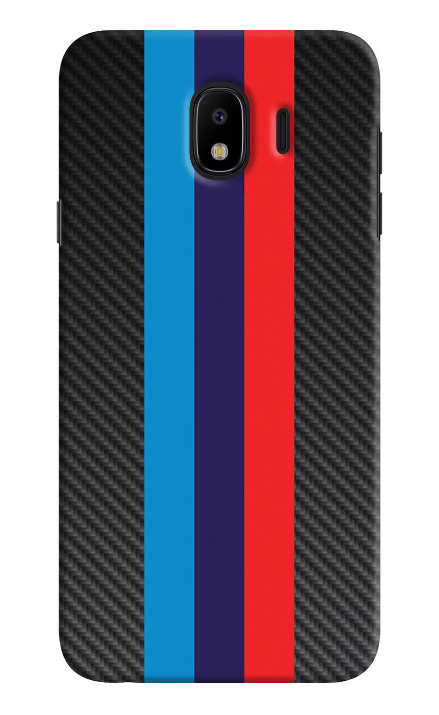 BMW Stripes Pattern Samsung J4 Back Cover, Hard case