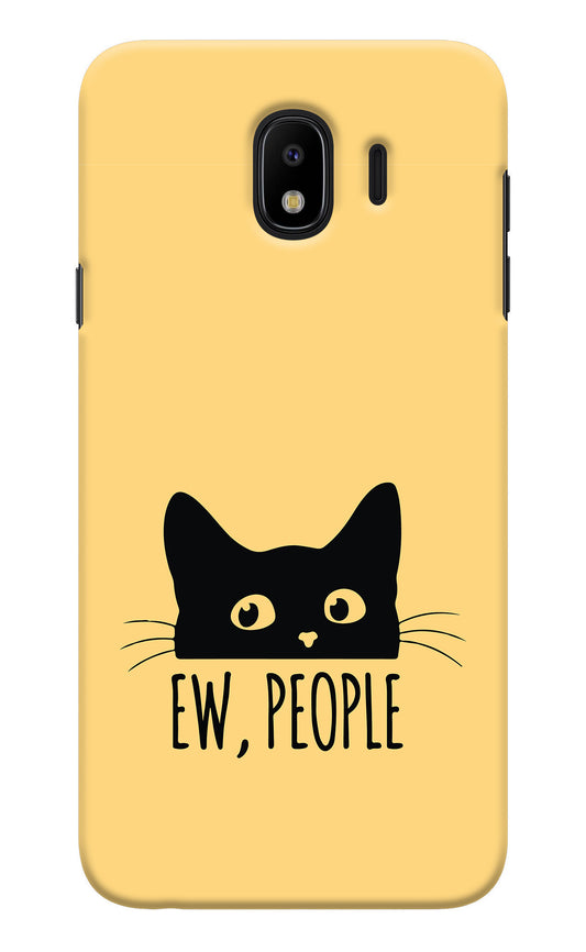 Ew People Catitude Samsung J4 Back Cover