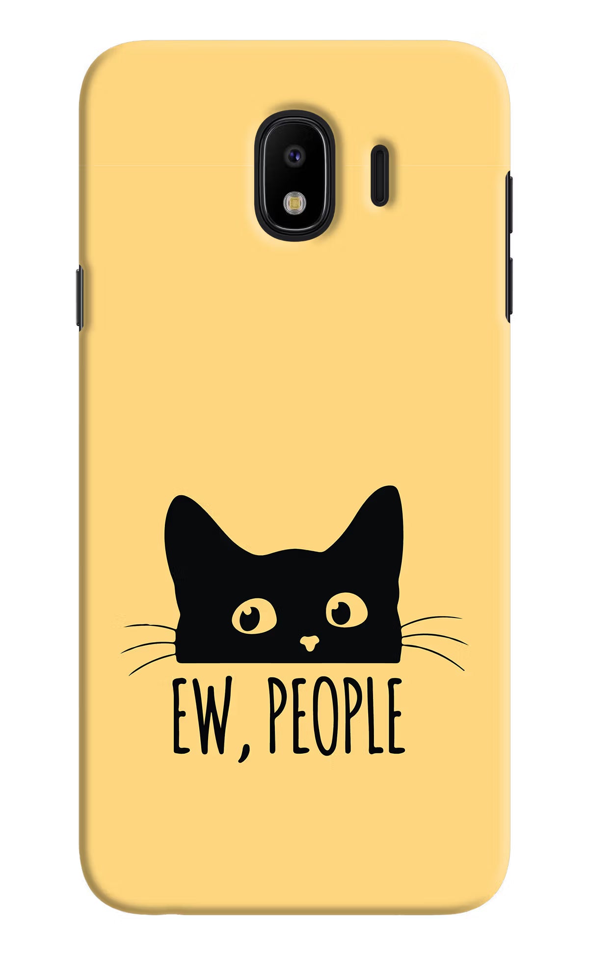Ew People Catitude Samsung J4 Hard Case Back Cover by Casekaro