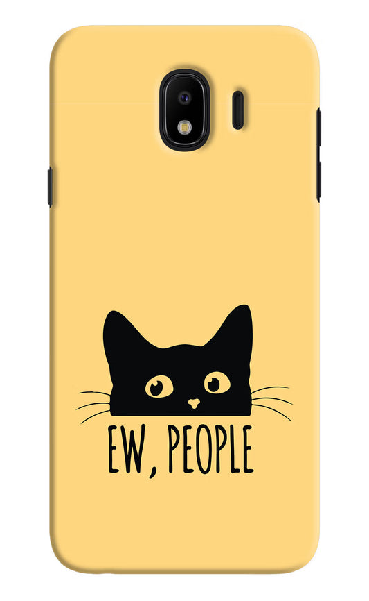 Ew People Catitude Samsung J4 Hard Case Back Cover by Casekaro