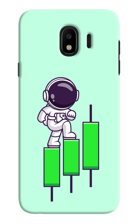 Astronaut Trader Samsung J4 Hard Case Back Cover by Casekaro