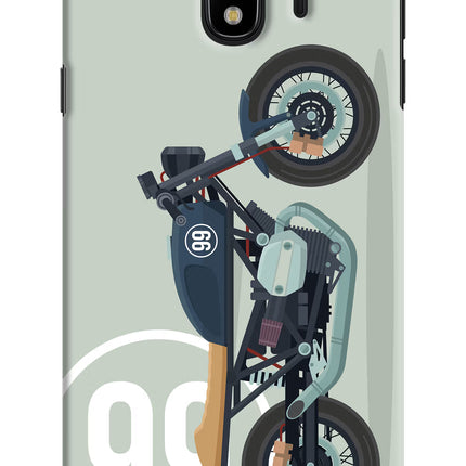 Classic Cafe Racer 99 Samsung J4 Hard Case Back Cover by Casekaro