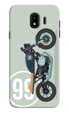 Classic Cafe Racer 99 Samsung J4 Hard Case Back Cover by Casekaro
