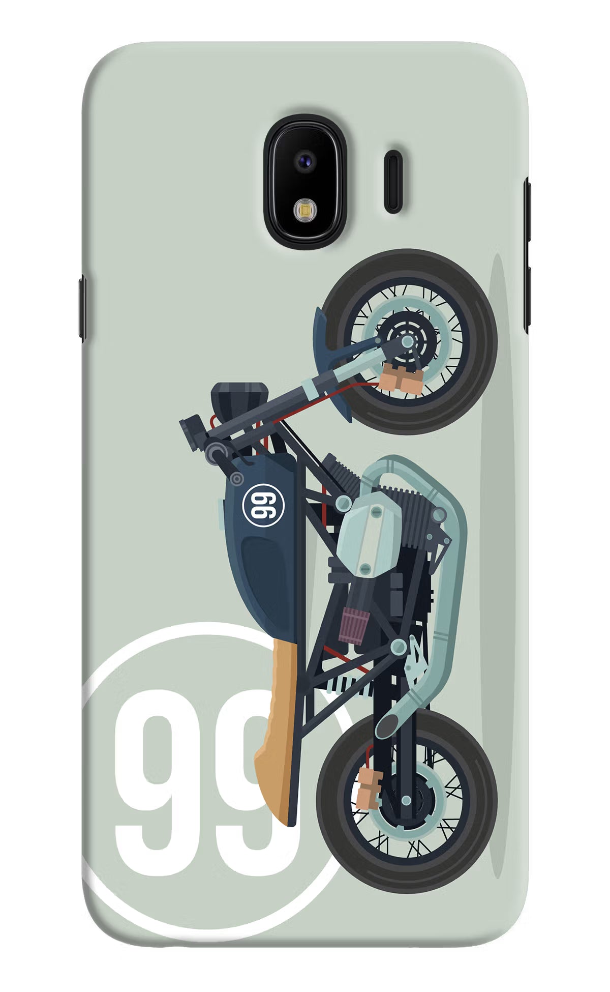 Classic Cafe Racer 99 Samsung J4 Hard Case Back Cover by Casekaro