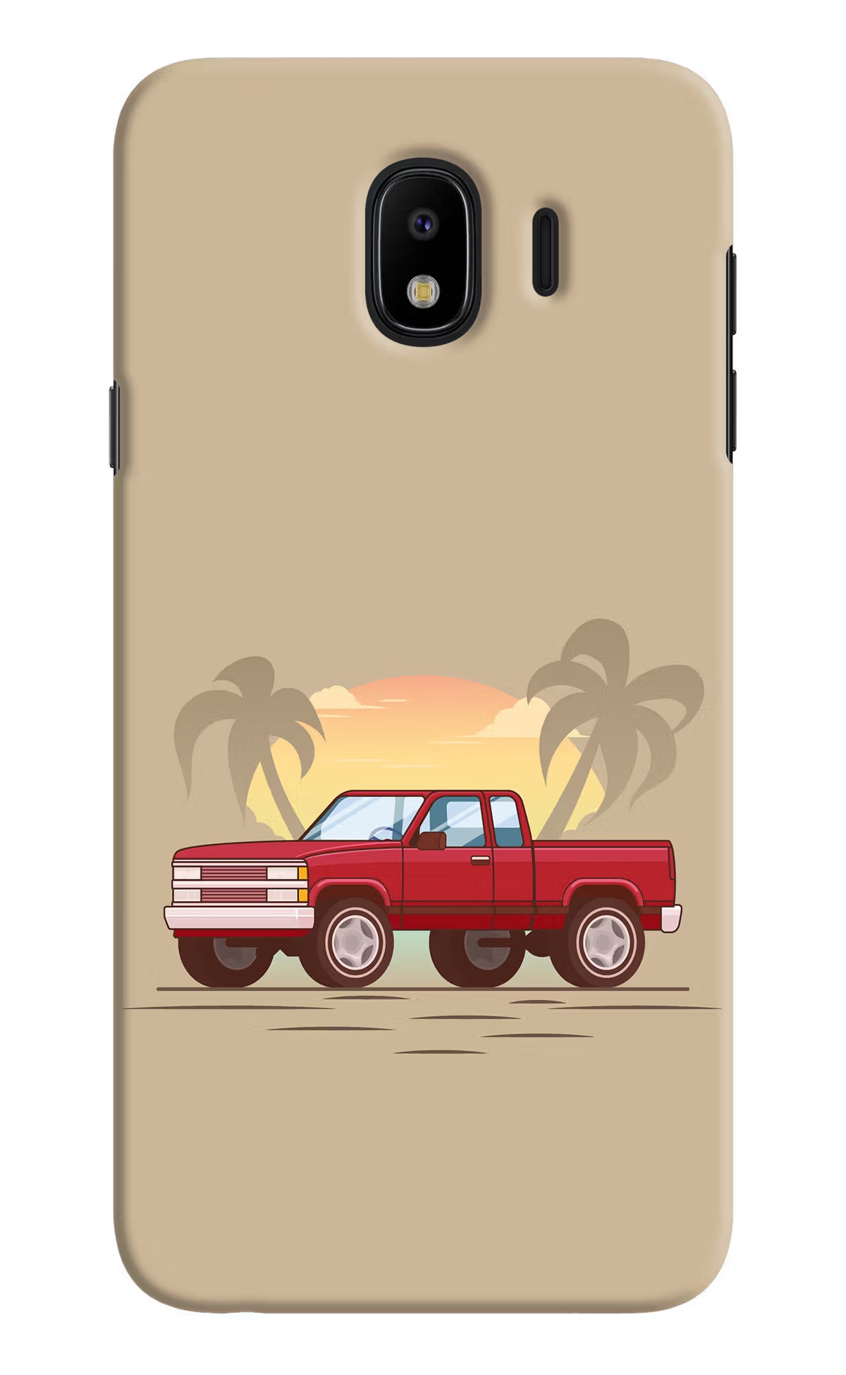 Desert Classic Drive Samsung J4 Hard Case Back Cover by Casekaro
