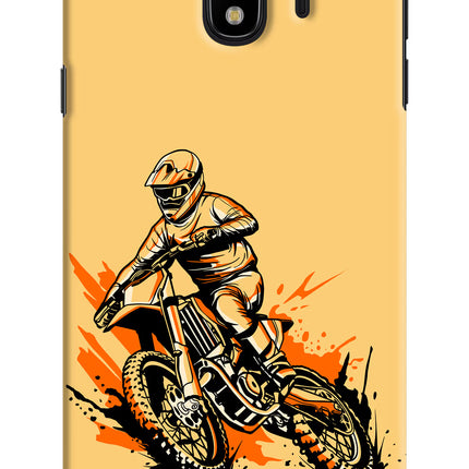Off-Road Fury Samsung J4 Hard Case Back Cover by Casekaro