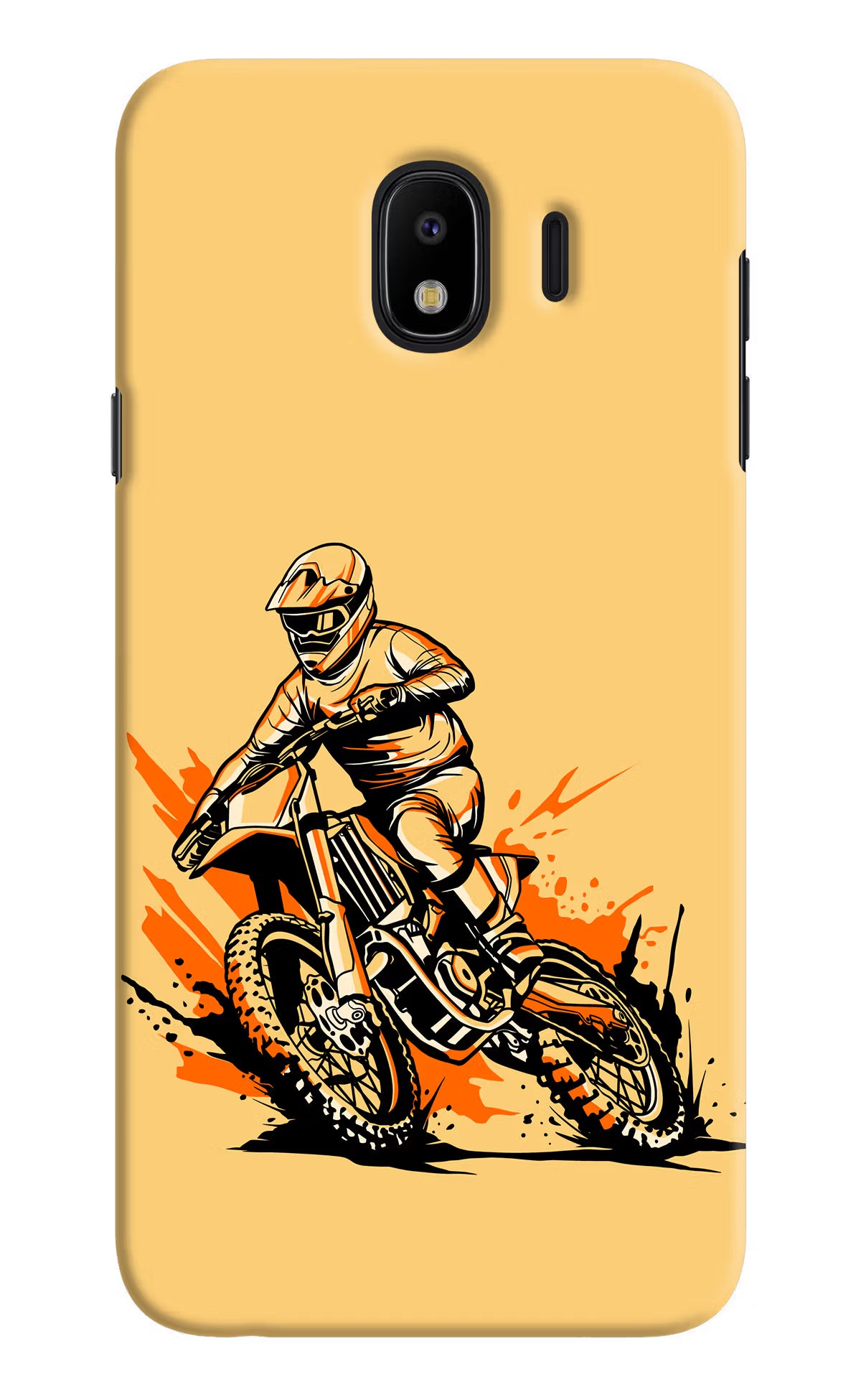Off-Road Fury Samsung J4 Hard Case Back Cover by Casekaro