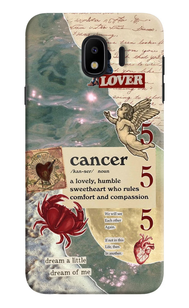 Cancer Zodiac Samsung J4 Hard Case Back Cover by Casekaro