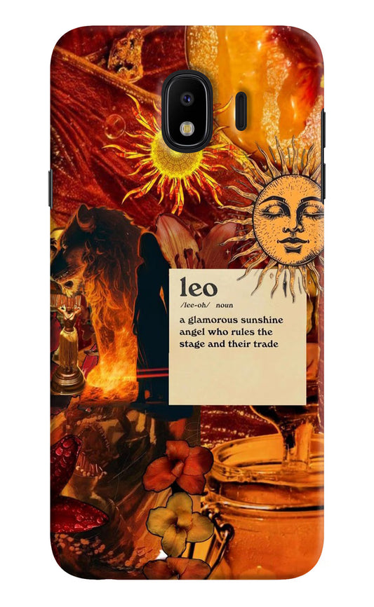 Leo Zodiac Samsung J4 Hard Case Back Cover by Casekaro