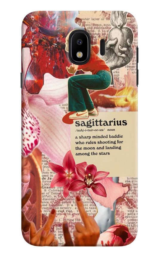 Sagittarius Zodiac Samsung J4 Hard Case Back Cover by Casekaro