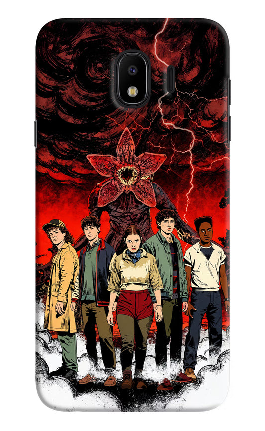 Ordinary Things Characters Samsung J4 Hard Case Back Cover by Casekaro