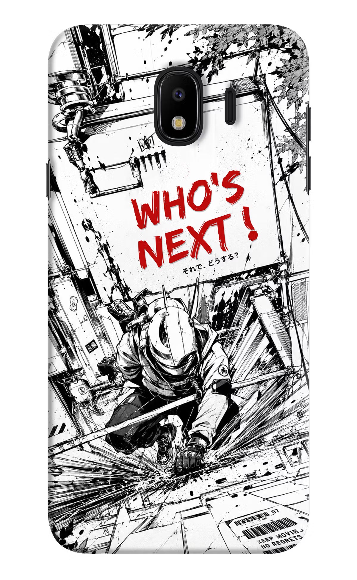 Who's Next Samsung J4 Hard Case Back Cover by Casekaro