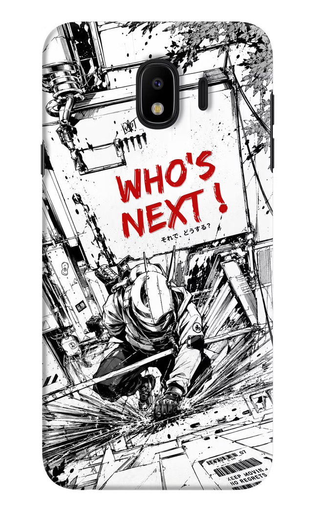Who's Next Samsung J4 Hard Case Back Cover by Casekaro