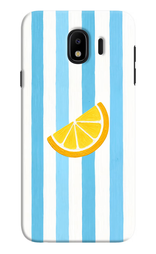 Summer Lemon Samsung J4 Hard Case Back Cover by Casekaro