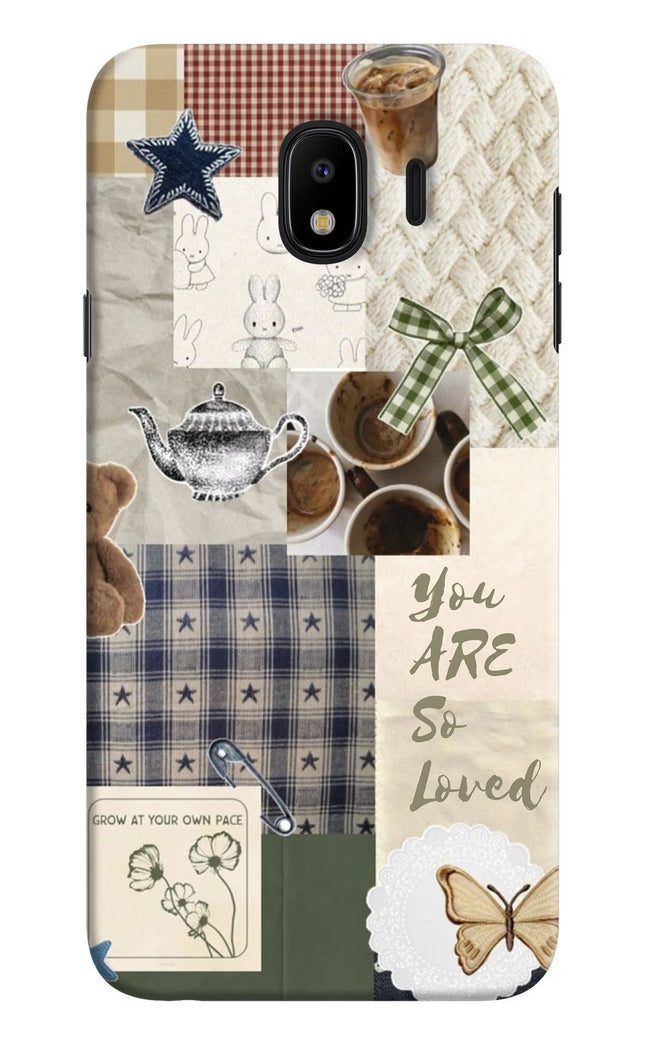 Cookie Samsung J4 Hard Case Back Cover by Casekaro