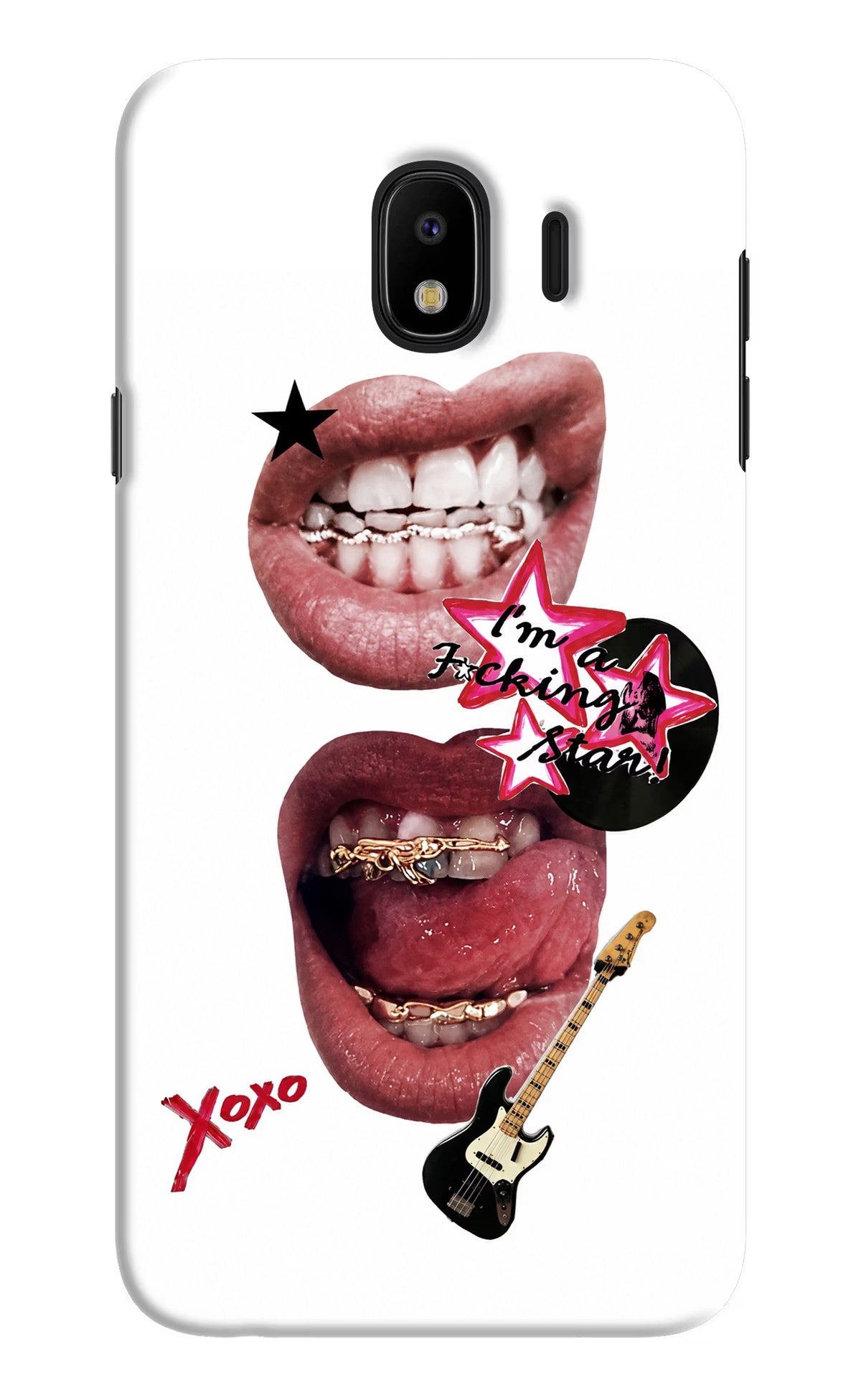 Rockstar Samsung J4 Back Cover
