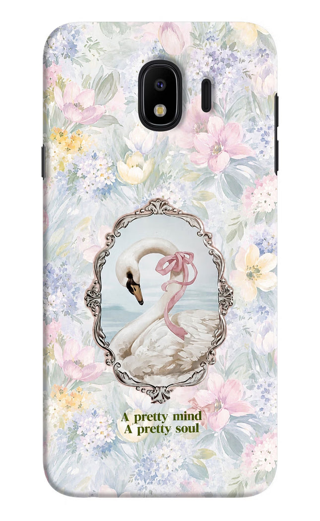Pretty Mind Pretty Soul Samsung J4 Hard Case Back Cover by Casekaro