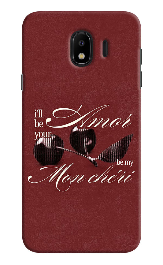 Velvet Cherry Samsung J4 Hard Case Back Cover by Casekaro