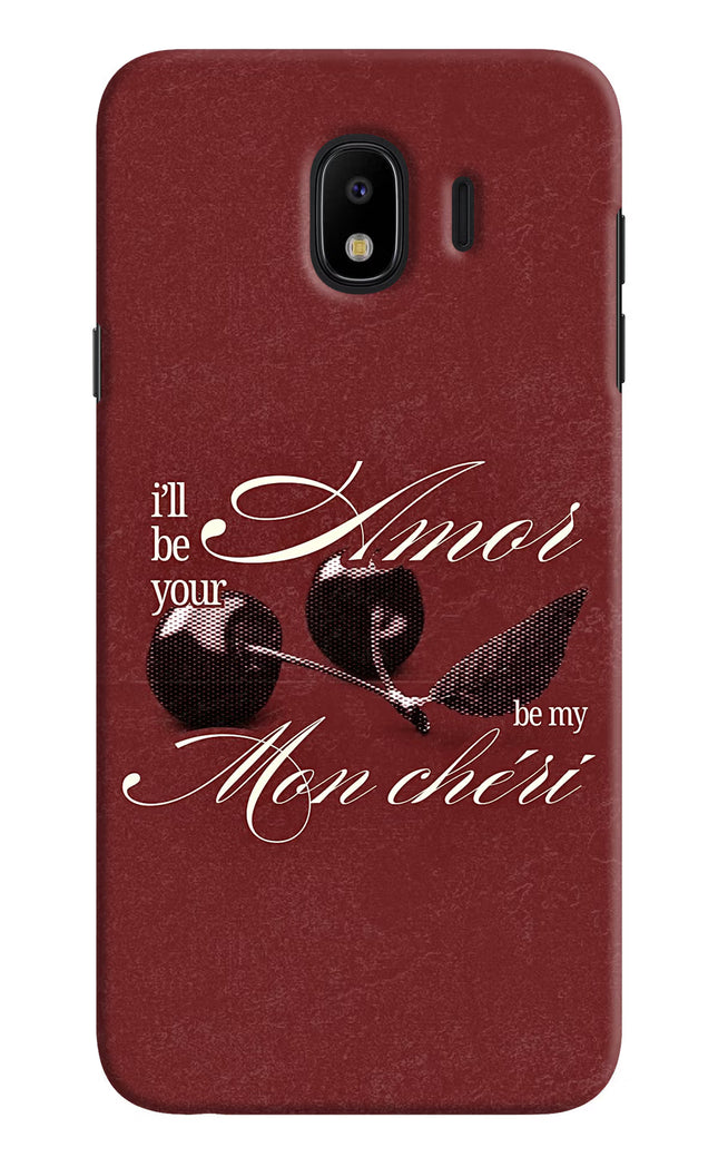 Velvet Cherry Samsung J4 Hard Case Back Cover by Casekaro