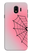 Pink Web Samsung J4 Hard Case Back Cover by Casekaro