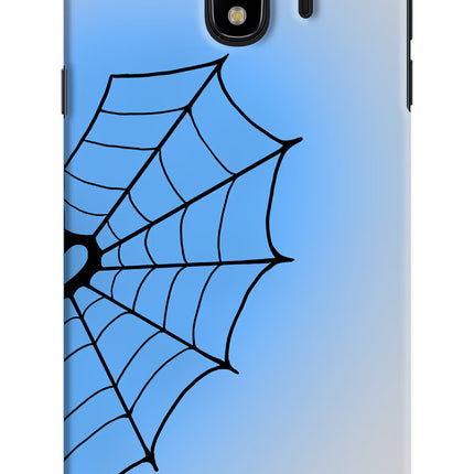 Blue Web Samsung J4 Hard Case Back Cover by Casekaro