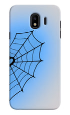 Blue Web Samsung J4 Hard Case Back Cover by Casekaro