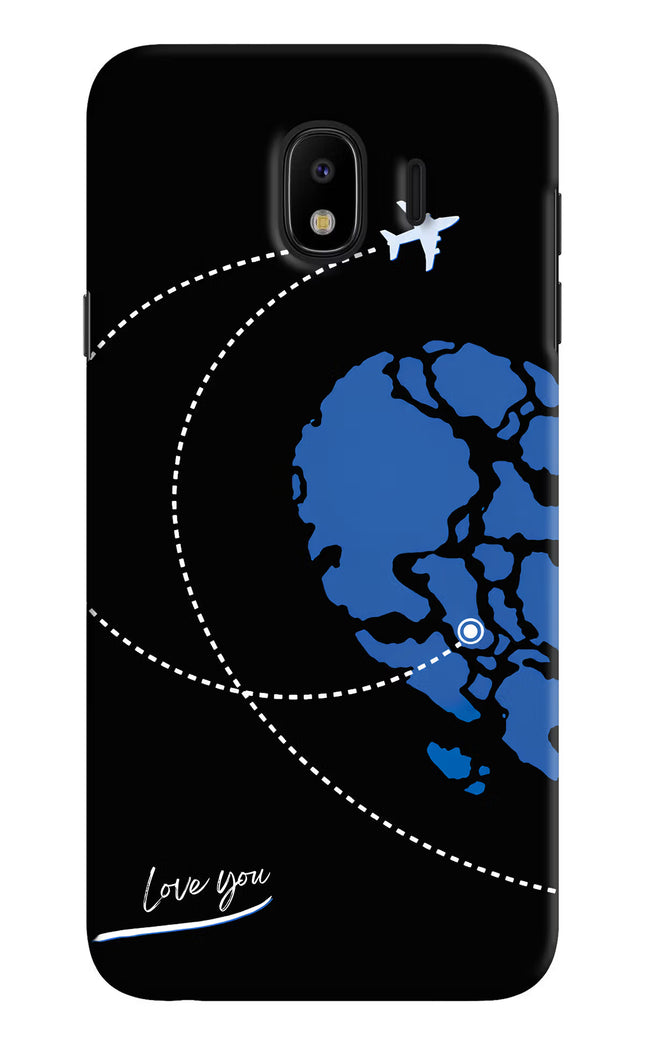 Love Orbit Samsung J4 Hard Case Back Cover by Casekaro