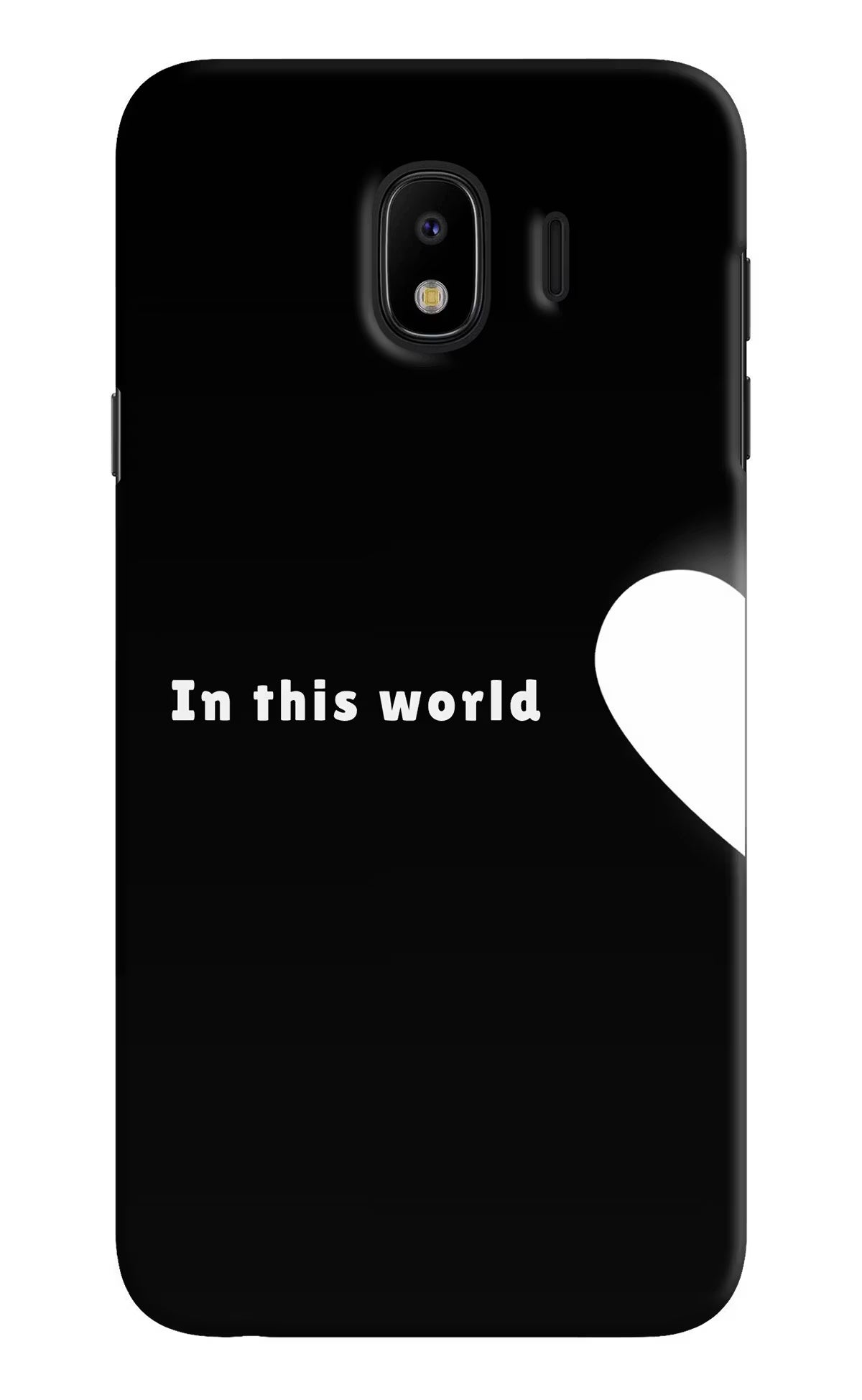This World Samsung J4 Back Cover