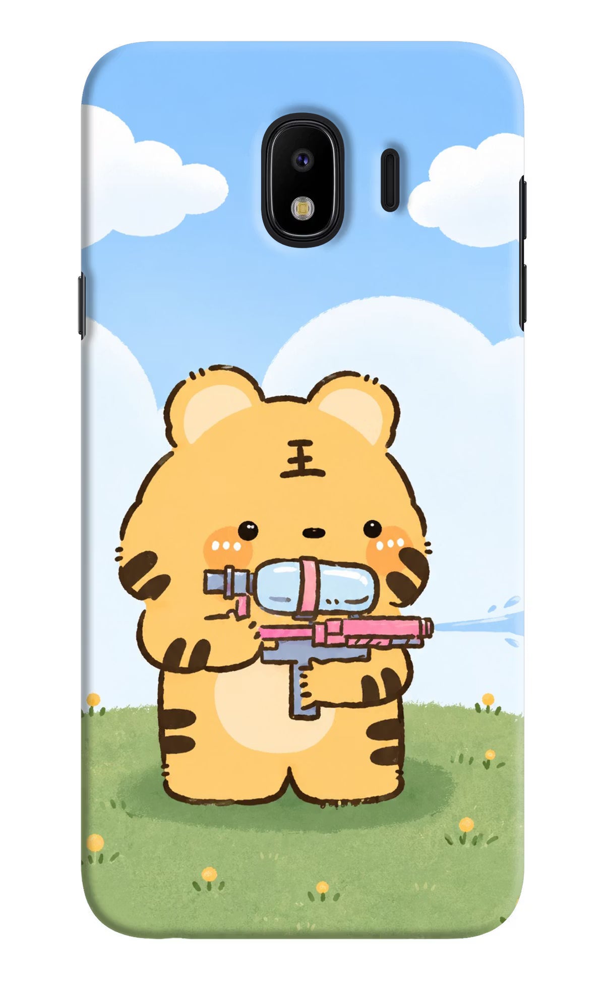Tiger Treat Samsung J4 Back Cover