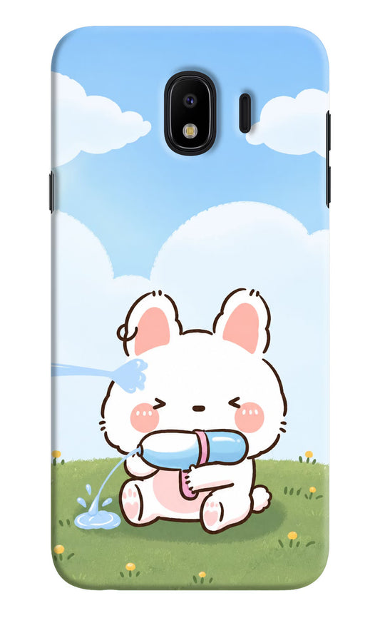 Bunny Treat Samsung J4 Hard Case Back Cover by Casekaro