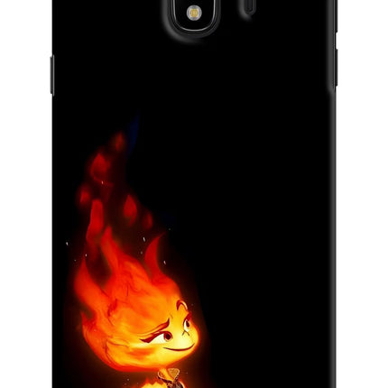 Ember Flame Samsung J4 Hard Case Back Cover by Casekaro
