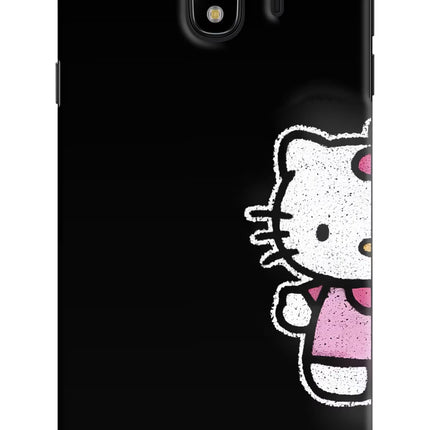 Kitty Charm Samsung J4 Hard Case Back Cover by Casekaro