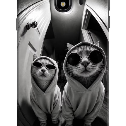 Hood Cats Samsung J4 Hard Case Back Cover by Casekaro