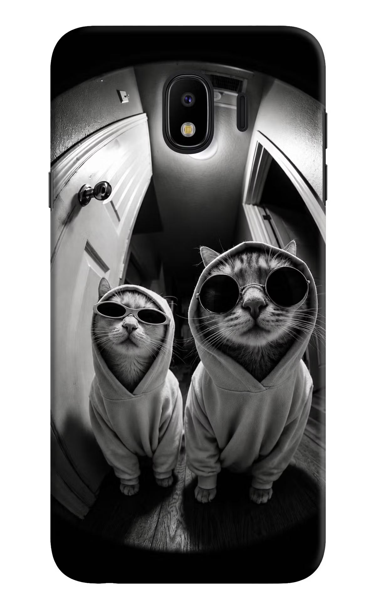 Hood Cats Samsung J4 Back Cover