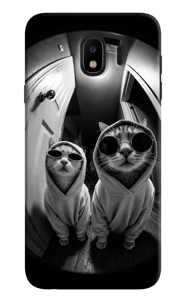 Hood Cats Samsung J4 Hard Case Back Cover by Casekaro