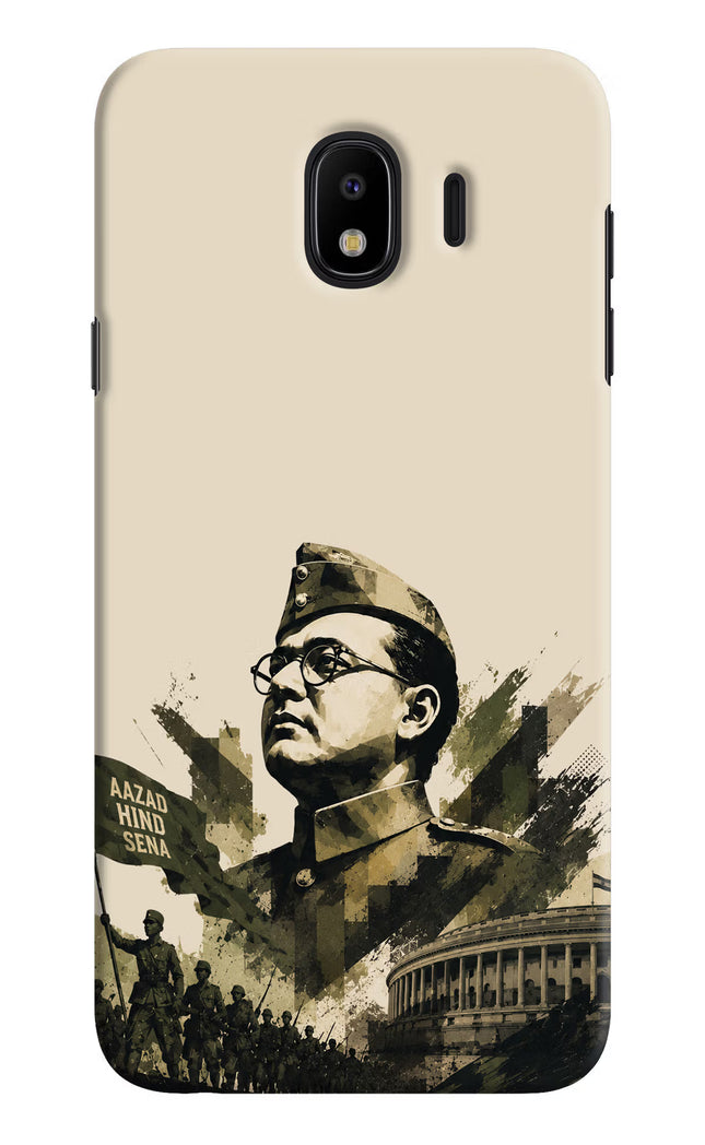 Netaji Rising Samsung J4 Hard Case Back Cover by Casekaro