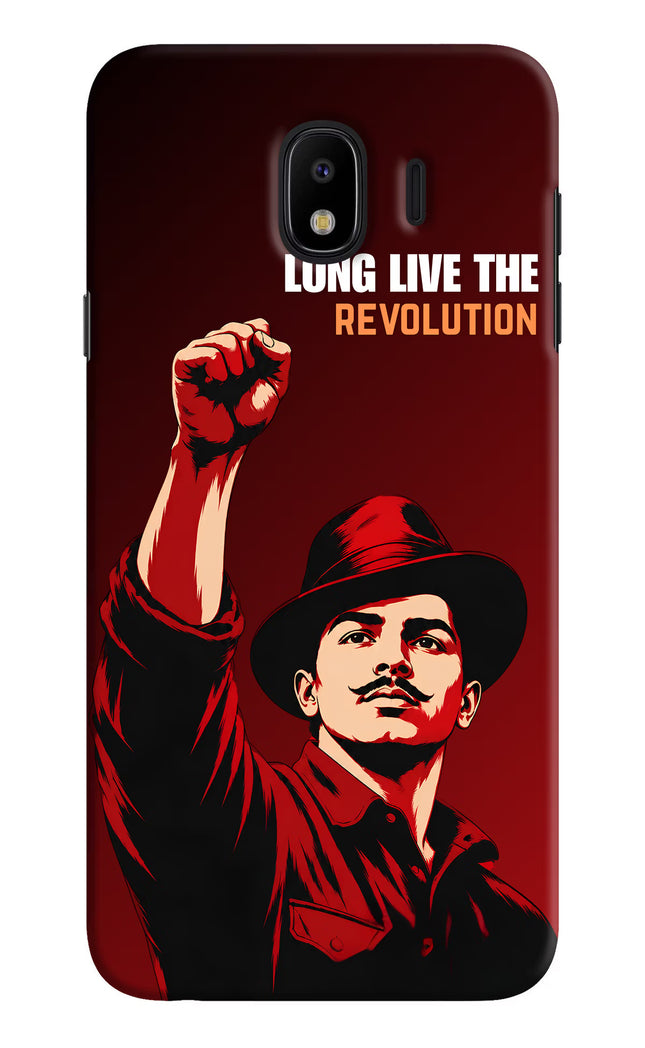 Bhagat Singh Revolution Samsung J4 Hard Case Back Cover by Casekaro