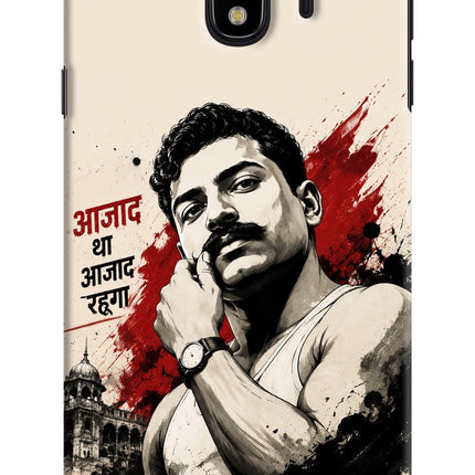 Chandrashekhar Azad Fearless Samsung J4 Hard Case Back Cover by Casekaro