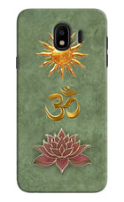 Om & Lotus Samsung J4 Back Cover