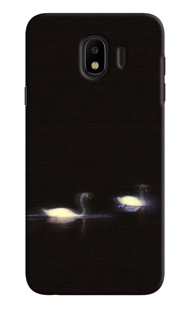 Silent Swans Samsung J4 Hard Case Back Cover by Casekaro