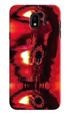 Fire Eye Samsung J4 Hard Case Back Cover by Casekaro