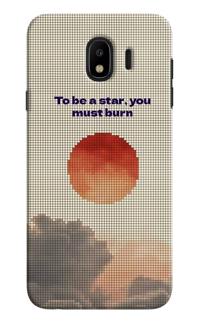 Pixel Sun Samsung J4 Hard Case Back Cover by Casekaro