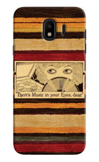 Vinyl Stripes Samsung J4 Hard Case Back Cover by Casekaro