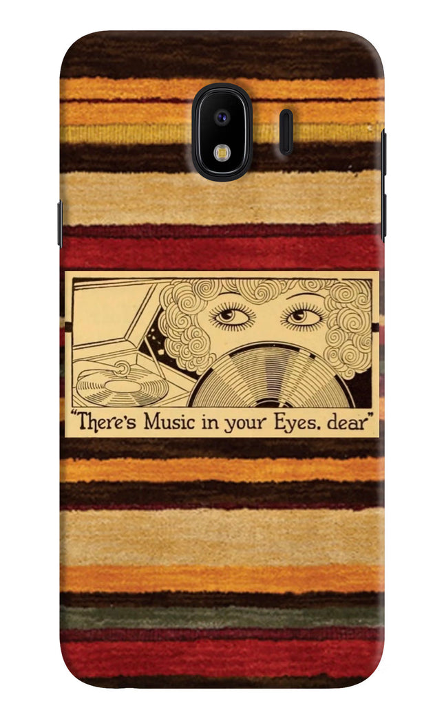 Vinyl Stripes Samsung J4 Hard Case Back Cover by Casekaro