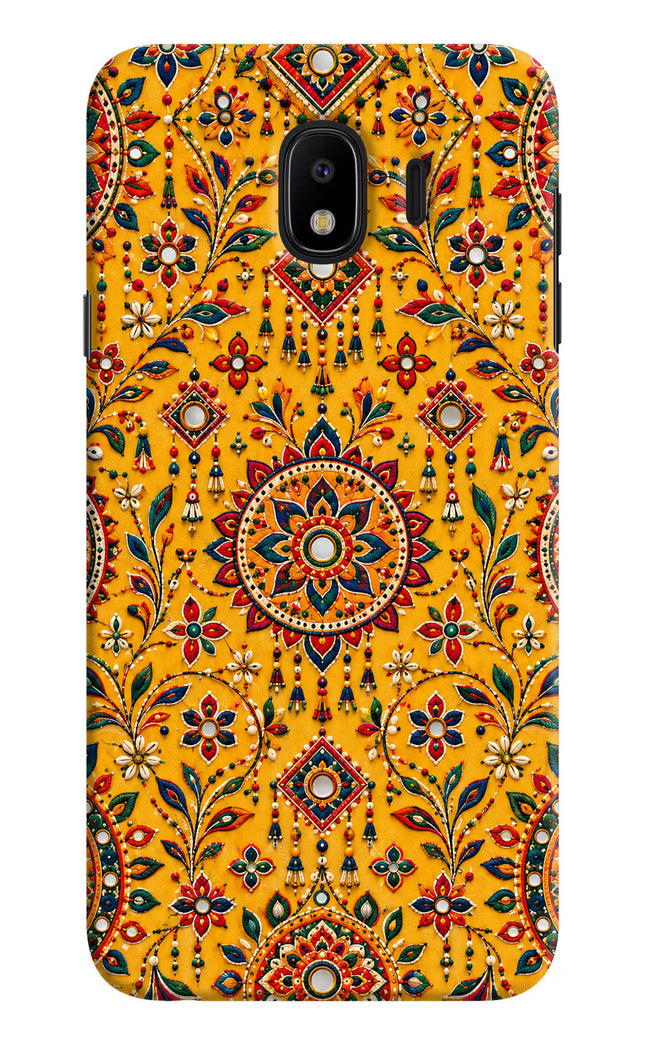 Sunlit Aura Samsung J4 Hard Case Back Cover by Casekaro