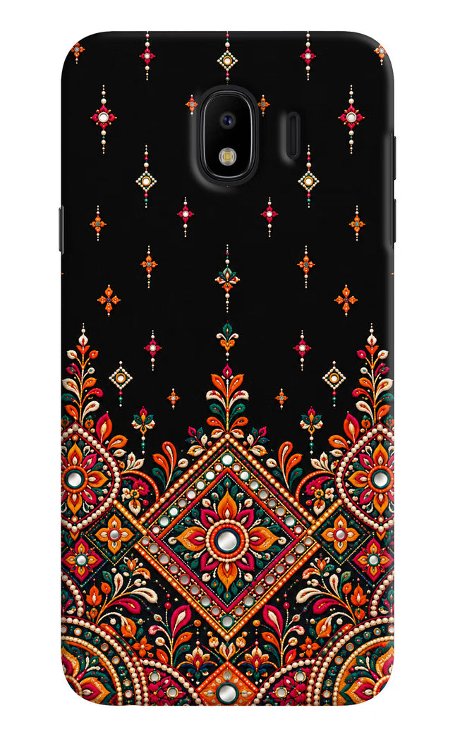 Noir Mehfil Samsung J4 Hard Case Back Cover by Casekaro
