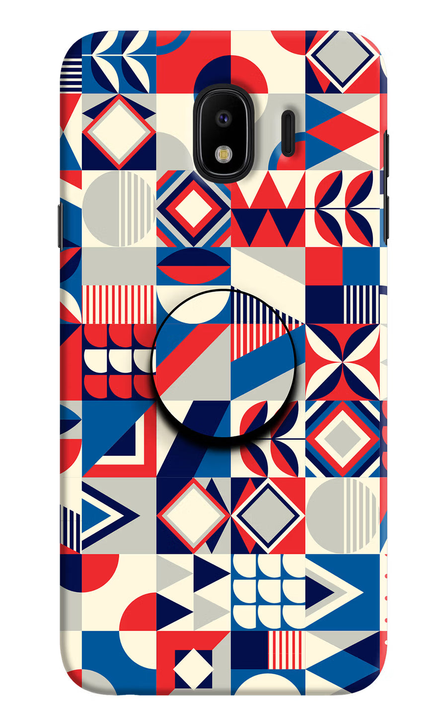 Colorful Pattern Samsung J4 Pop Case, Hard case